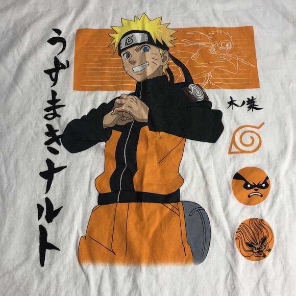 Naruto Shippuden 20th Anniversary Men's Graphic XL T-Shirt - Picture 2 of 10